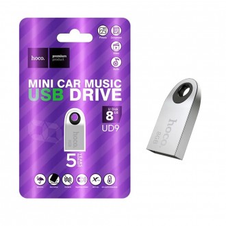 
 
 Флешка USB 8Гб Hoco Smart Mini Car Music UD9 
Мини-смарт USB накопитель. С о. . фото 5