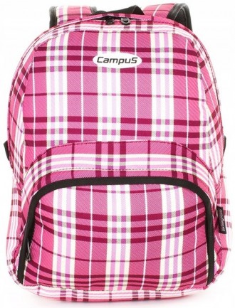 Небольшой городской рюкзак 15L Campus City Cruiser розовый в клетку 590078746582. . фото 4