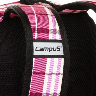 Небольшой городской рюкзак 15L Campus City Cruiser розовый в клетку 590078746582. . фото 8