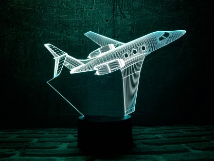 Сменная пластина для 3D ночников "Самолет 2" 3DTOYSLAMP
Уважаемые покупатели! Об. . фото 2