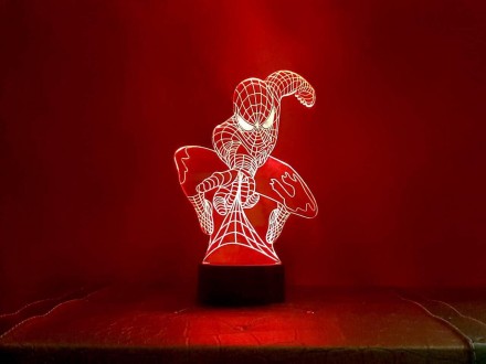 3D светильник-ночник «Человек паук» 3D Creative
Светильники 3D Creative – оригин. . фото 2