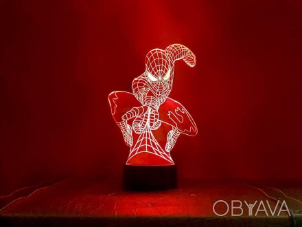 3D светильник-ночник «Человек паук» 3D Creative
Светильники 3D Creative – оригин. . фото 1
