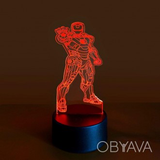 3D светильник-ночник «Железный человек 1» 3D Creative
Светильники 3D Creative – . . фото 1