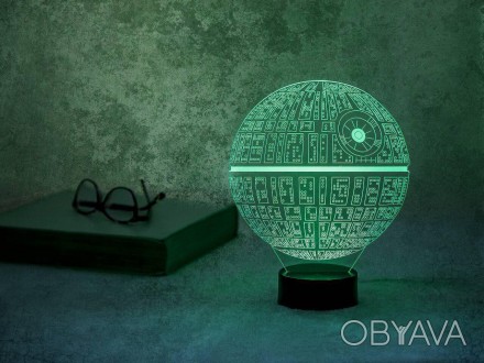 3D светильник-ночник «Звезда смерти» 3D Creative
Светильники 3D Creative – ориги. . фото 1