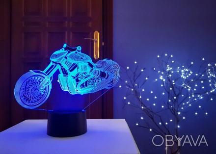  3D светильники-ночники торговой марки 3D TOYSLAMP с эффектом трехмерного изобра. . фото 1