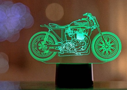 Сменная пластина для 3D ночников "Мотоцикл 10" 3DTOYSLAMP
3D стветильники-ночник. . фото 2