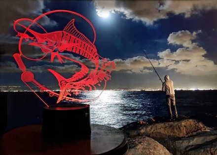 Сменная пластина для 3D ночников "Рыбалка" 3DTOYSLAMP
3D стветильники-ночники то. . фото 2