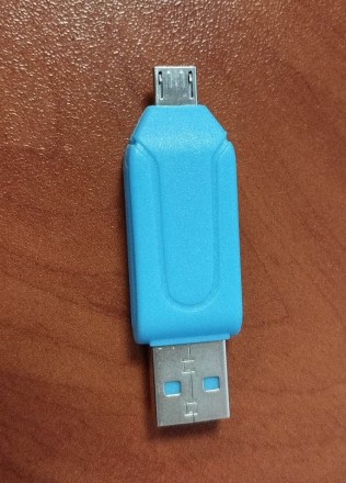 Card Reader  Micro USB та USB2.0  в  OTG TF/SD
Можливий ОПТ від 10 шт.. . фото 3