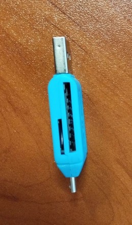 Card Reader  Micro USB та USB2.0  в  OTG TF/SD
Можливий ОПТ від 10 шт.. . фото 2