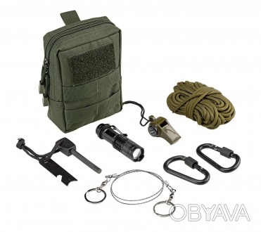 Набор EDC Defcon 5 Survival Kit Pouch Олива
Набор для выживания Defcon 5 Surviva. . фото 1