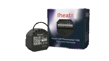 
Релейный термостат теплого пола со счетчиком электроэнергии Heatit ZM Thermosta. . фото 2