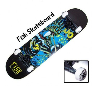  Скейтборд від бренда Fish Turbo (Турбо)
Підходить: Для дітей, підлітків;
Максим. . фото 5