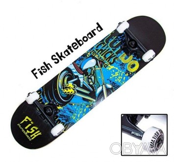  Скейтборд від бренда Fish Turbo (Турбо)
Підходить: Для дітей, підлітків;
Максим. . фото 1
