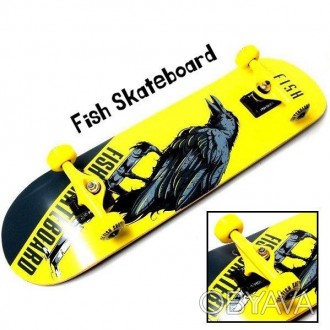 СкейтБорд від бренда Fish Raven (Ворон)
Підходить: Для дітей, підлітків;
Максима. . фото 1