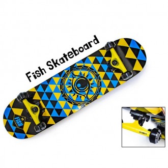 СкейтБорд від бренда Fish TRI
Підходить: Для дітей, підлітків;
Максимальне наван. . фото 5