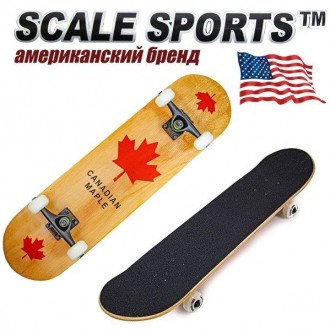 СкейтБорд від бренда Scale Sports Canada Red 100% Original (984 червоний 100% Ор. . фото 2