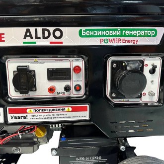 Бензиновый генератор ALDO AP-7000GE – это компактный переносной электрический аг. . фото 6