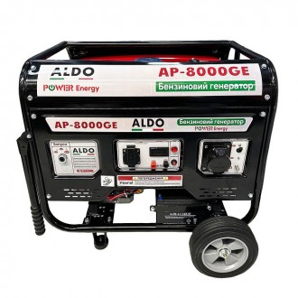 Бензиновый генератор ALDO AP-8000GE – это компактный переносной электрический аг. . фото 2