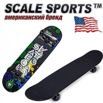 СкейтБорд от бренда Scale Sports Skateboard (Скейтборд)
Подходит: Для детей, под. . фото 2