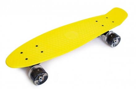 Пенни Борд Penny Board 22,5" Yellow LED (Светятся колеса)
Подходит: Для детей, п. . фото 3