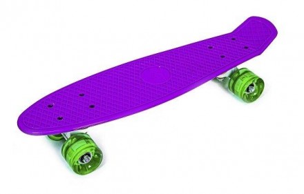 Пенни Борд Penny Board 22,5" Violet Фиолетовый LED (Светятся колеса)
Подходит: Д. . фото 3