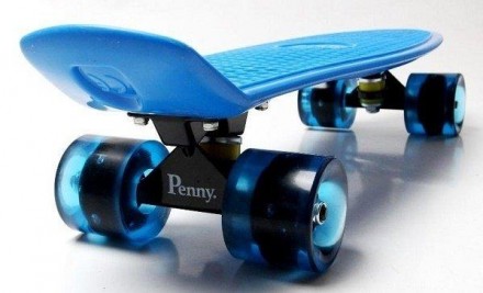Пенни Борд Penny Board 22,5" Blue Синий LED (Светятся колеса)
Подходит: Для дете. . фото 6