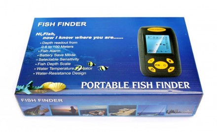 Универсальный эхолот Fish Finder XF-01 с функцией быстрого меню, поможет любому . . фото 6