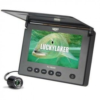 С подводной видеокамерой Lucky FL180AR, оснащенной 4.3 дюймовым цветным экраном . . фото 2