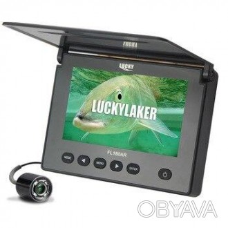 С подводной видеокамерой Lucky FL180AR, оснащенной 4.3 дюймовым цветным экраном . . фото 1