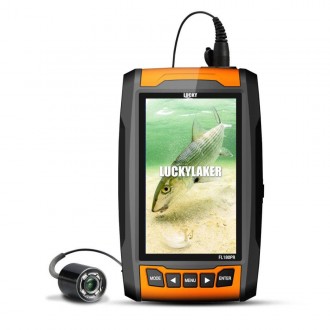 С подводной видеокамерой Lucky FL180PR, оснащенной 4.3 дюймовым цветным экраном . . фото 2