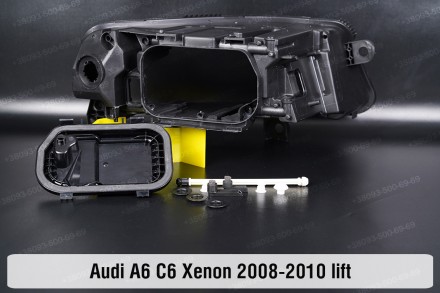 Сервисный комплект корпуса фар Audi A6 C6 (2008-2010) III поколение рестайлинг л. . фото 5