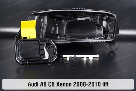 Сервисный комплект корпуса фар Audi A6 C6 (2008-2010) III поколение рестайлинг л. . фото 4