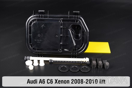 Сервисный комплект корпуса фар Audi A6 C6 (2008-2010) III поколение рестайлинг л. . фото 1
