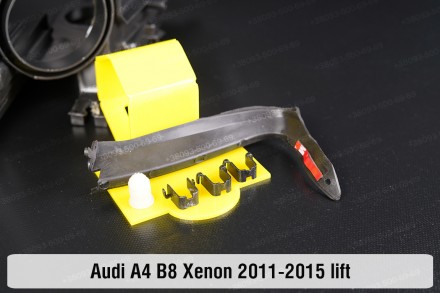 Сервисный комплект корпуса фар Audi A4 B8 Xenon (2011-2015) IV поколение рестайл. . фото 5