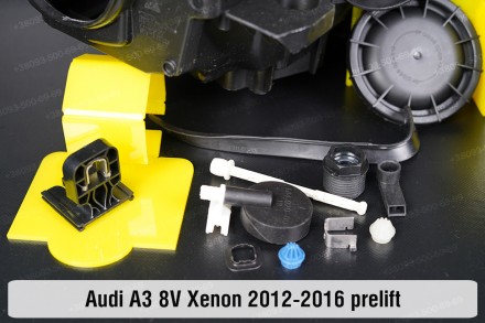 Сервисный комплект корпуса фар Audi A3 8V Xenon (2012-2016) III поколение дорест. . фото 6