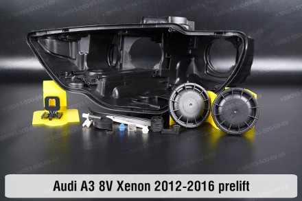 Сервисный комплект корпуса фар Audi A3 8V Xenon (2012-2016) III поколение дорест. . фото 3