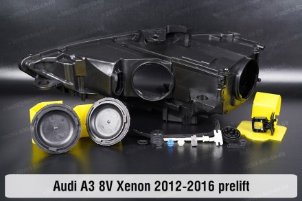 Сервісний комплект корпуса фар Audi A3 8V Xenon (2012-2016) III покоління дорест. . фото 4