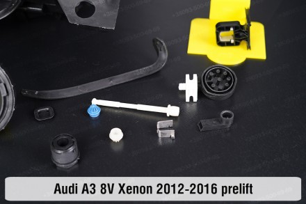 Сервисный комплект корпуса фар Audi A3 8V Xenon (2012-2016) III поколение дорест. . фото 5
