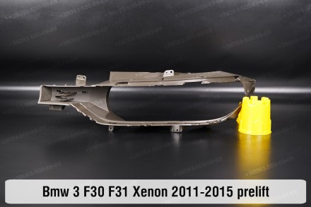 Декор. маска BMW 3 F30 F31 Xenon (2011-2015) VI поколение дорестайлинг левая. . фото 2