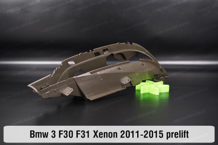 Декор. маска BMW 3 F30 F31 Xenon (2011-2015) VI поколение дорестайлинг правая. . фото 4