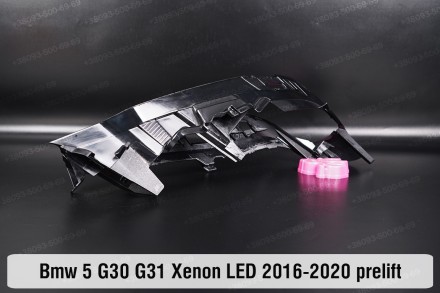 Декор. маска BMW 5 G30 G31 LED Xenon (2016-2020) VII поколение дорестайлинг лева. . фото 7