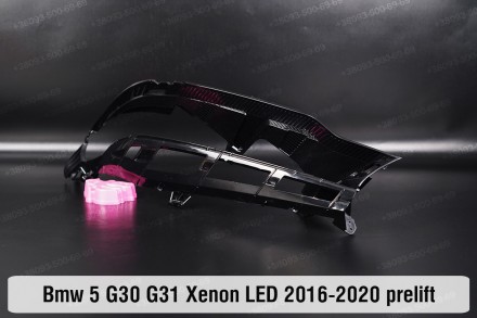 Декор. маска BMW 5 G30 G31 LED Xenon (2016-2020) VII поколение дорестайлинг лева. . фото 5