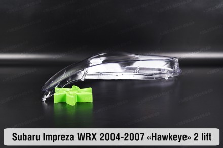 Стекло на фару Subaru Impreza WRX GD (2004-2007) II поколение 2 рестайлинг левое. . фото 4