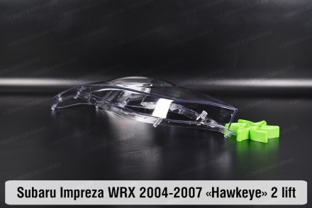 Стекло на фару Subaru Impreza WRX GD (2004-2007) II поколение 2 рестайлинг левое. . фото 6
