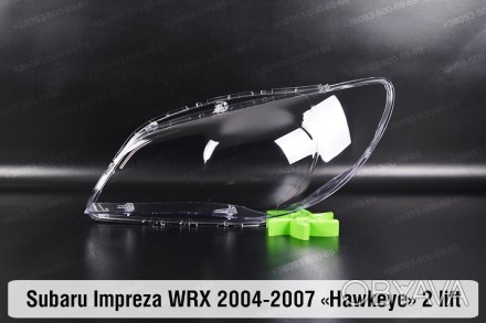Стекло на фару Subaru Impreza WRX GD (2004-2007) II поколение 2 рестайлинг левое. . фото 1