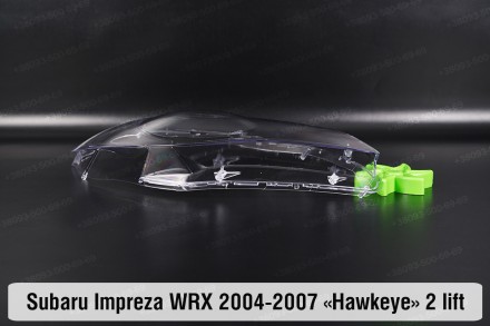 Стекло на фару Subaru Impreza WRX GD (2004-2007) II поколение 2 рестайлинг право. . фото 4