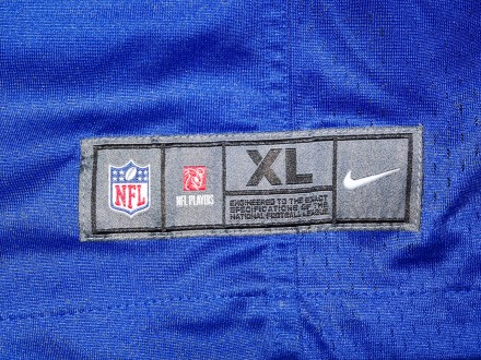 Футболка jersey Nike NFL New York Giants, Beckham JR, размер-XL, длина-77см, под. . фото 8