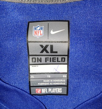 Футболка jersey Nike NFL New York Giants, Beckham JR, размер-XL, длина-77см, под. . фото 6
