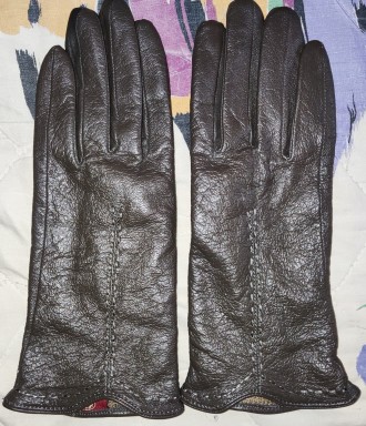 Кожаные перчатки Paian, размер-8, ширина-8см, средний палец-8.5см, общая длина-2. . фото 2