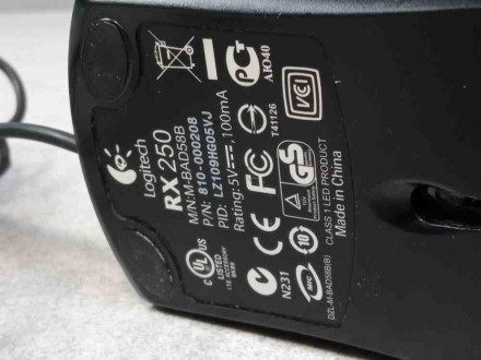 Logitech RX250 - провідна миша початкового рівня для настільних комп'ютерів у ви. . фото 6